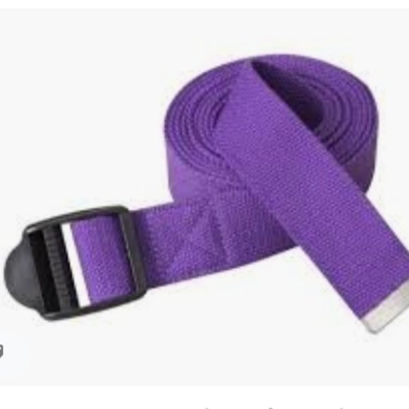 Yoga Accessories Other - 3/$20 Yoga Strap Belt 8 ft. Cinch Buckle Purple